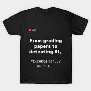 Detecting AI / black T-Shirt